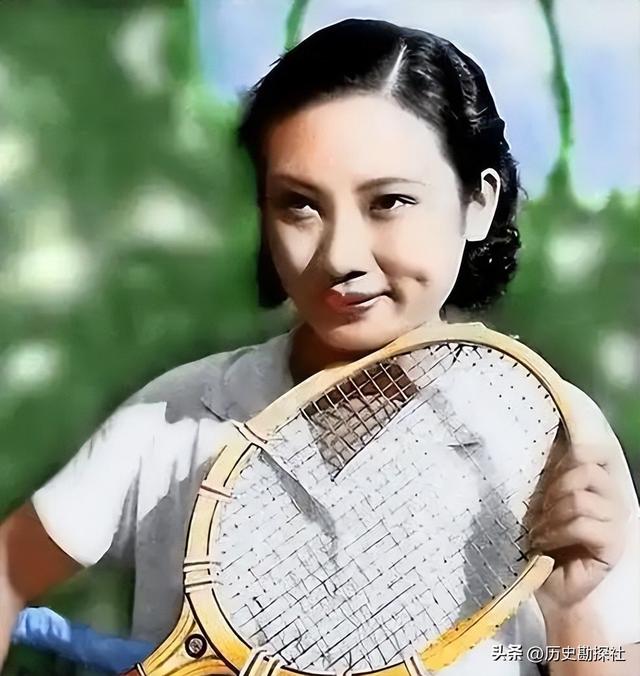 戴笠与胡蝶的真实影像，胡蝶美艳摄人心魄，戴笠面容冷峻不怒自威