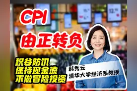 怎么看CPI由正转负？图片
