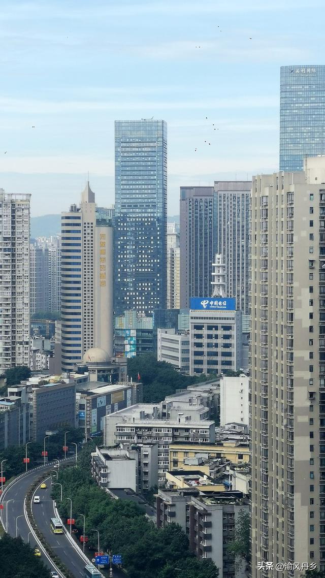 徒步行摄重庆城市风景