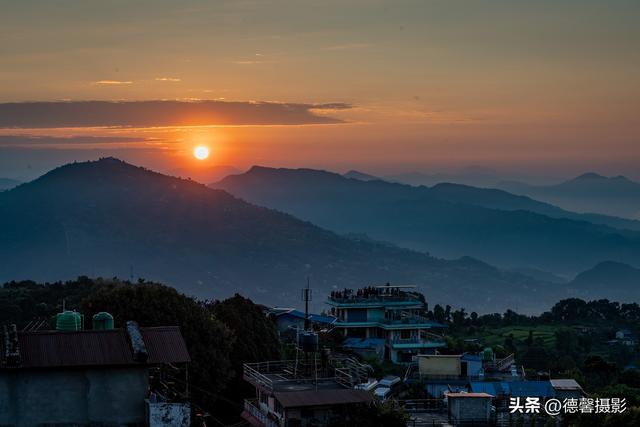 尼泊尔摄影之旅（13）——博克拉观喜马拉雅山日出