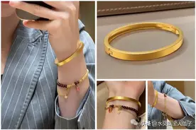 周大福2025年必火的传承手镯 |叠戴神器 2025年新款 高级感黄金手镯图片