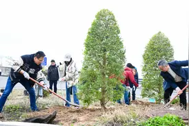 厦门太古可口可乐志愿者携手厦大东山太古站 共同种下绿色希望图片