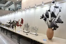 “铁韵生花——安图隋式铁艺精品展”在吉图开展图片