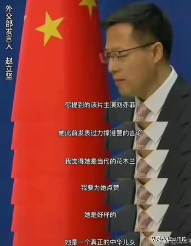 一场香港大火	，让大家看清38岁刘亦菲的“真面目”，赵立坚说对了