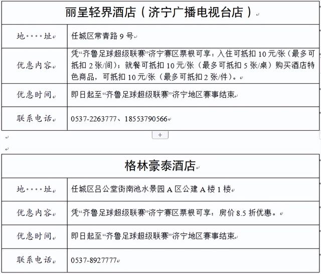 济宁球迷内部福利流出！一张票根=一张“任城畅玩卡”！