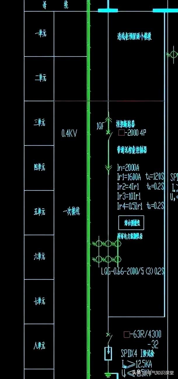 手把手教你读懂低压系统图：从变压器到每个馈电柜