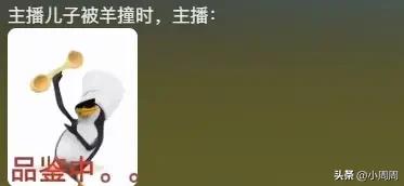 女子正欣赏风景，一回头儿子被羊顶了。孩子：妈，你要不要看看我