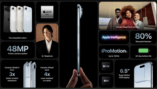 iPhone 17 Pro Max卖爆，Air遇冷！苹果的“高低配”哲学赢了？​