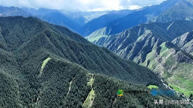 肃南：盛夏祁连山风光旖旎