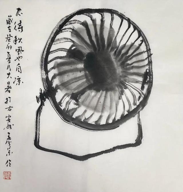 一组充满生活气息的水墨小品画，勾起了多少人的回忆
