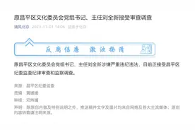 北京原昌平区文化委员会党组书记、主任刘全新接受审查调查图片
