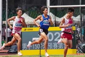 全国田径锦标赛 广西刘德助夺两银图片