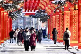 春节期间“人从众”，长春市南湖公园再迎游客高峰图片