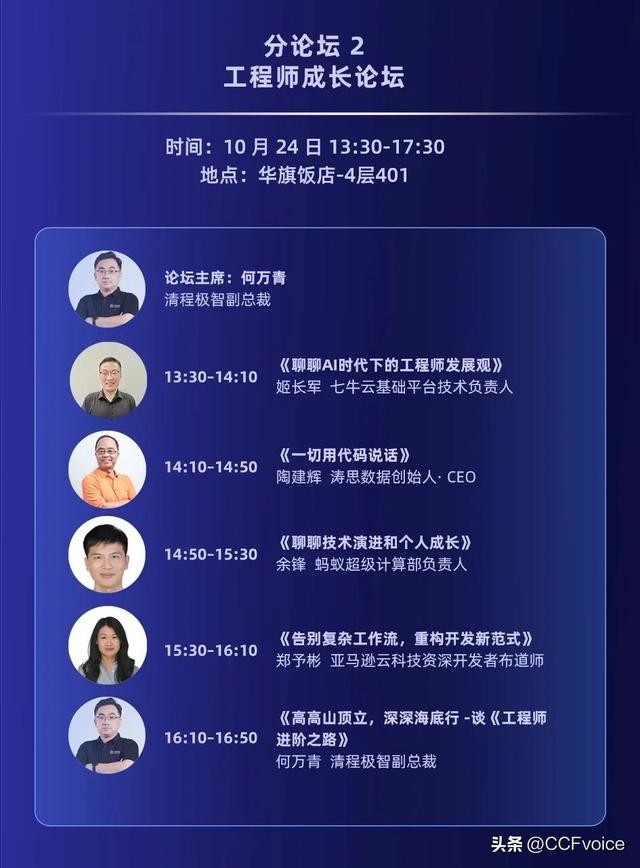 2025 CCF中国工程师文化日全日程安排及签到指南｜CNCCxCED