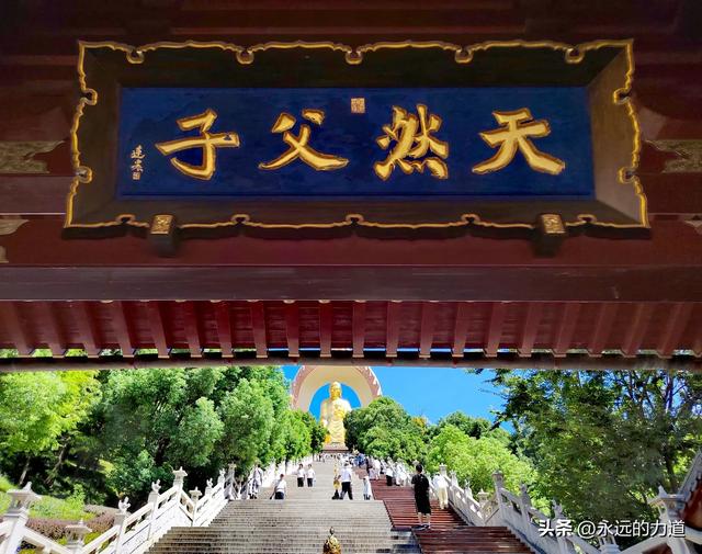东林大佛&东林寺，在大佛脚下休憩