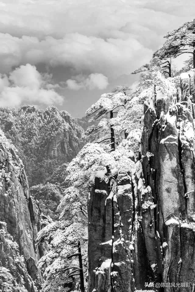 黄山雪景
