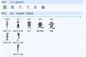 682“竟”和“竞”这两个字有什么区别？图片
