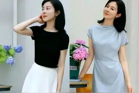 四五十岁以上女性，夏季穿半身裙和连衣裙，哪一种更适合你图片