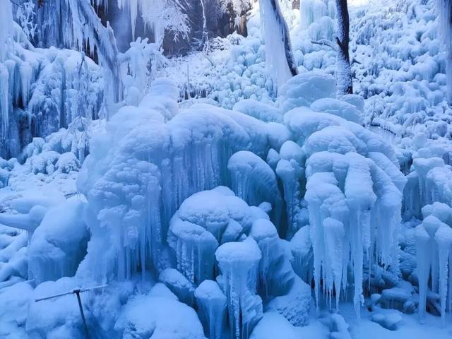 冰封玫瑰 + 冰瀑奇观的冬日浪漫，元旦冲平谷