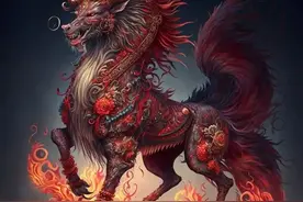 国内首次发现！2017年红“麒麟”现身云南，被拍下哺乳的真画面图片