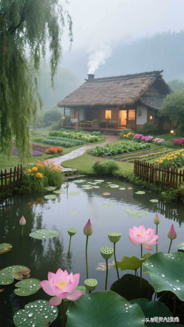 这么美的荷花美景，我该与谁分享呢？