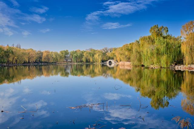 北京圆明园秋色，金风拂残垣，静品岁月，赴一场秋韵时空之约