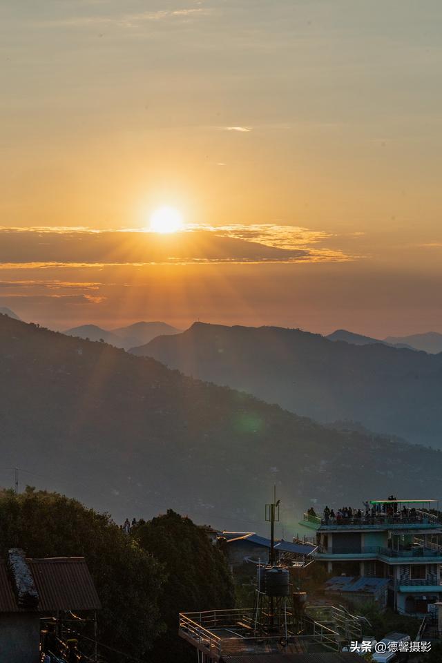 尼泊尔摄影之旅（13）——博克拉观喜马拉雅山日出