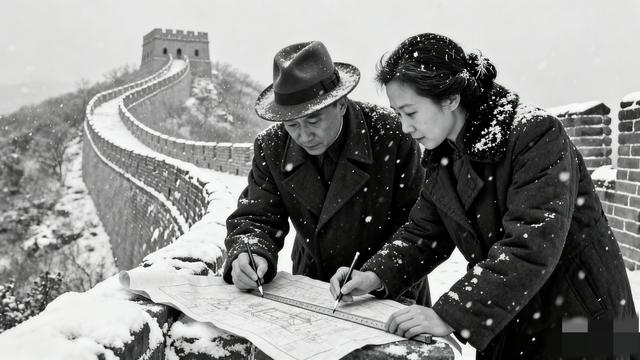 刷爆朋友圈！雪花裹长城 千年雄关秒变诗 中外游客手拉手踏雪成画