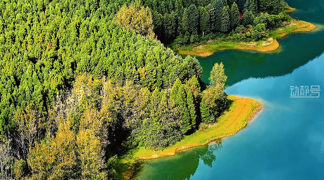 现在出发！寻秋去瑶池：层林染碧水，邂逅一湖斑斓秋韵