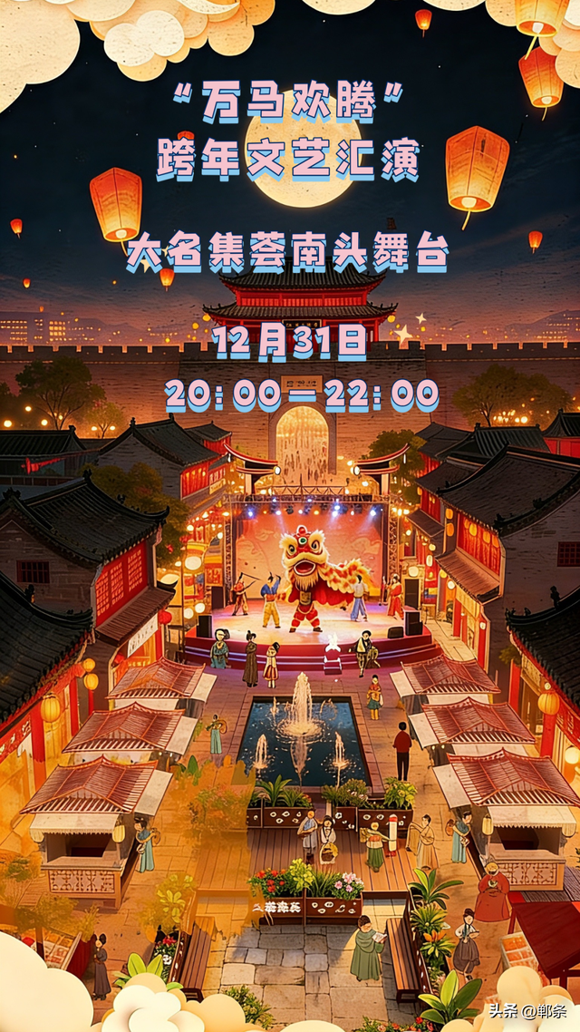 邯郸跨年卷疯了！各区县跨年仪式感直接拉满！