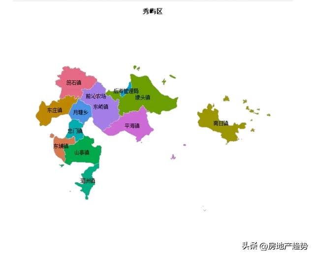 莆田市行政区划图