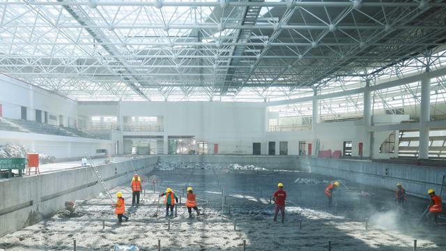 广安“鸟巢”综合场馆建设进度达70%，预计12月底全面完工