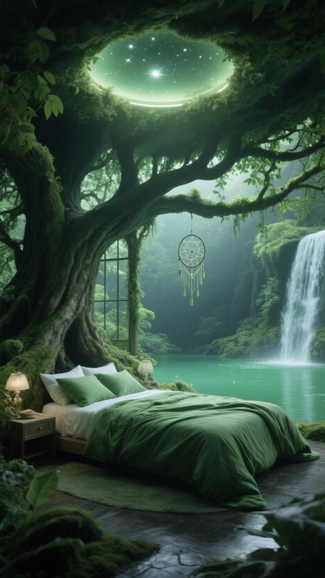 这间卧室，藏着我想要的森林梦境