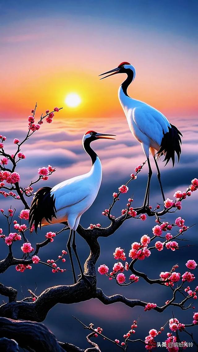 梅开如霞，缀满枝头