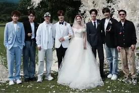 陆虎婚礼！苏醒主持，陈楚生一身西装证婚好帅，张远收到捧花图片