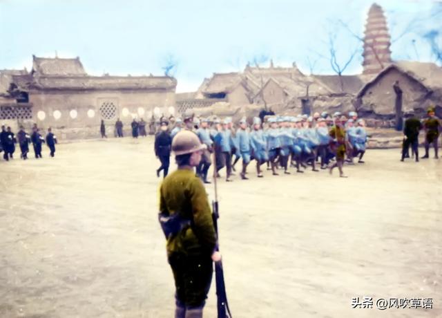 1939年，河南新乡原阳县原武镇：古老的玲珑塔，装神弄鬼的鬼子兵