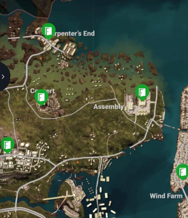 PUBG全部点位收藏！