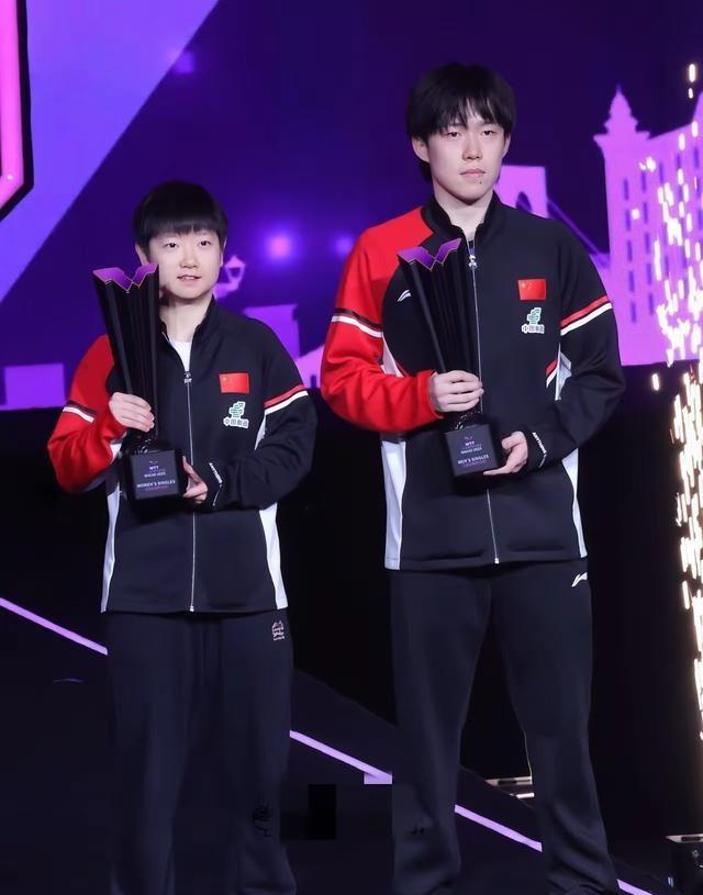 北京大满贯孙颖莎没有拿女单冠军	，无法与王楚钦合照，有点遗憾！