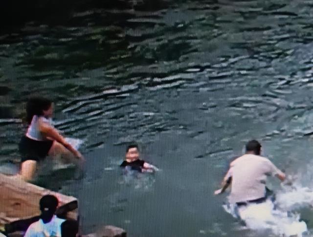 全网寻人！凤凰古城一外国女游客飞身入水与家属合力救人，知情人：整个过程不到10秒