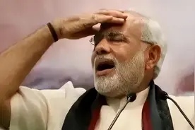 印度空军战机被击落，莫迪感到心惊肉跳，赖清德同样后心发凉图片