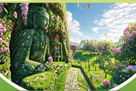 AI互动｜一键解锁山西古建春日“限定皮肤”图片