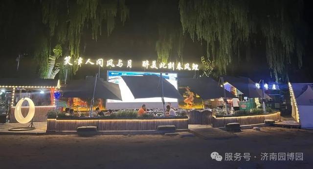 济南园博园惊现“水上极光”，目前免费试运营！