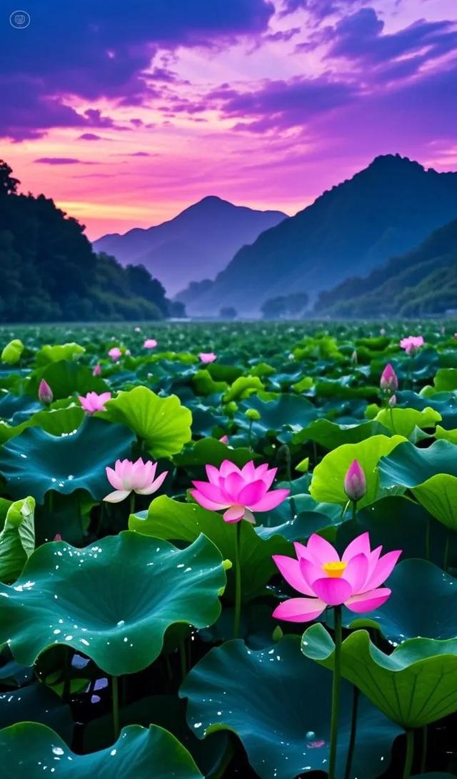 荷花如海，画面绝美