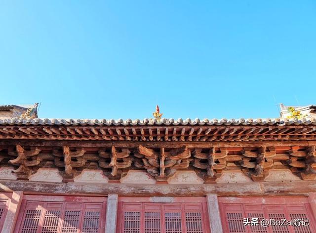 打卡冷门景点，山西崇明寺推荐，中佛殿唐宋融合的建筑美学