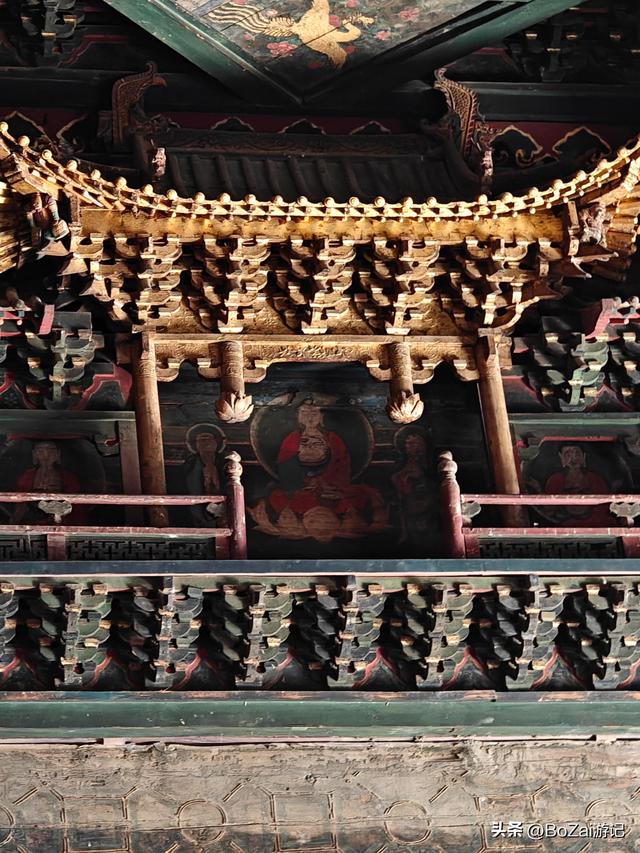 应县藏着国保级冷门，金代天宫藻井，梁思成盛赞绝无仅有