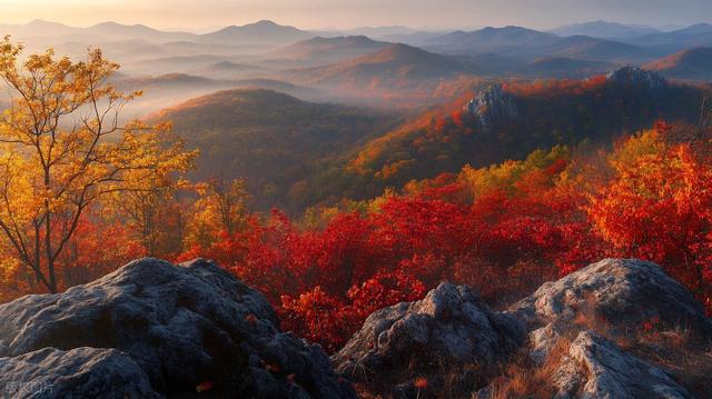 秋日爬山徒步文案，这样发句句秒赞