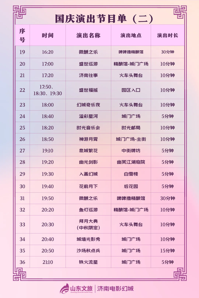 国庆最in玩法找到了！济南这个地方国潮好戏连台！8天狂欢不打烊！