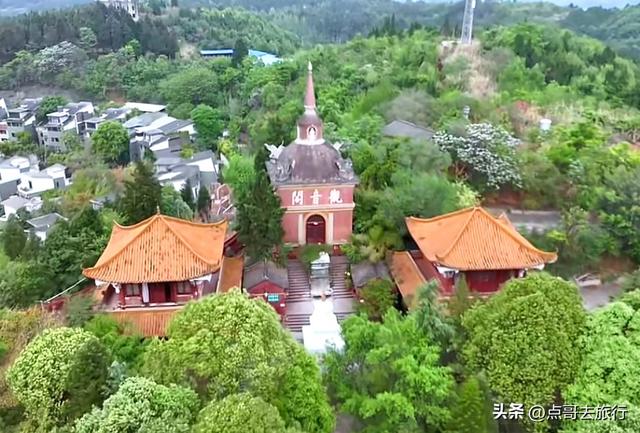 四川德阳最不可低估的寺庙，蕴含皇家气度，清幽静谧，公交直达！
