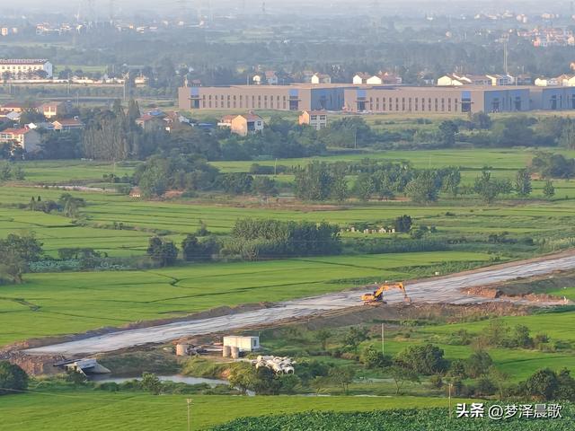 千年古城，云梦城东盛夏光影远眺