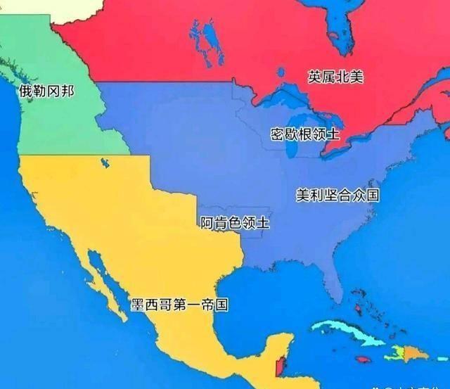 墨西哥一共丧失多少领土？独立出去5个国家，还被美国占领一半！